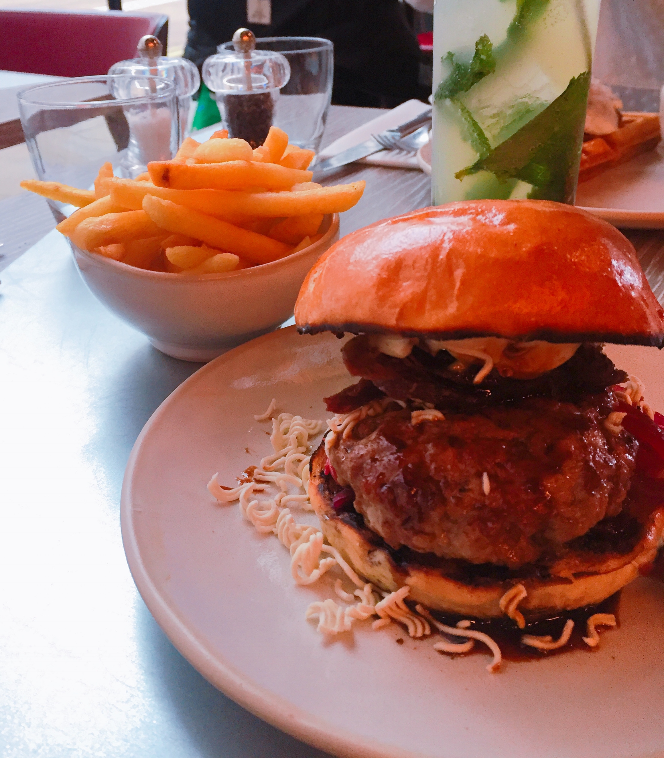 Duck Burger - Duck and waffle local review 