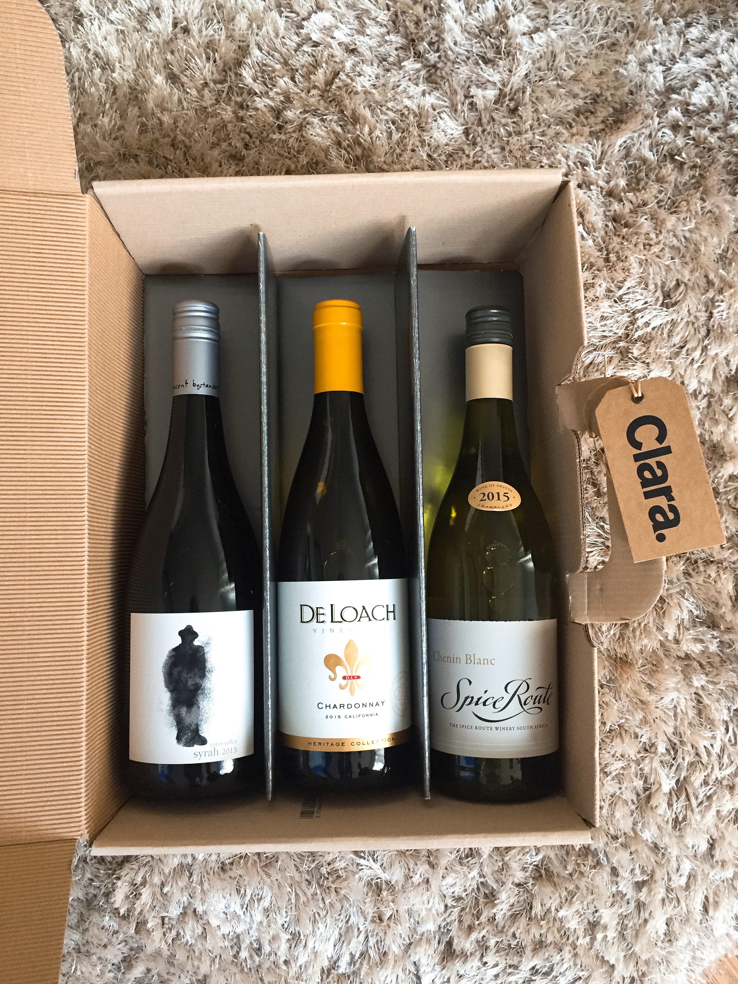 Clara wine delivery