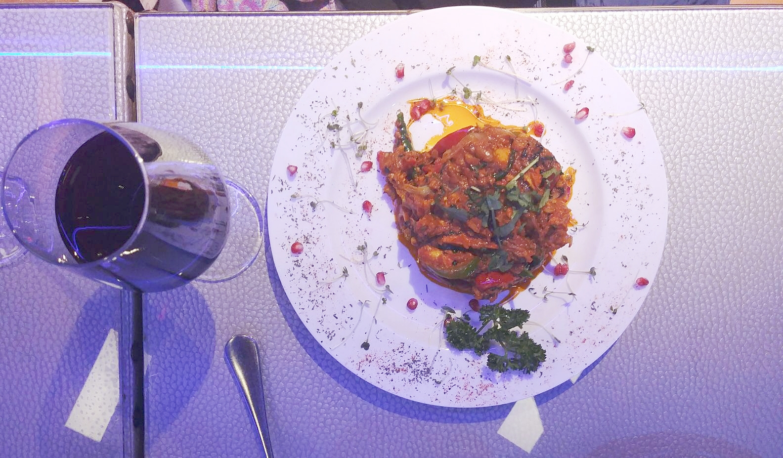 Main course at M18 restaurant review