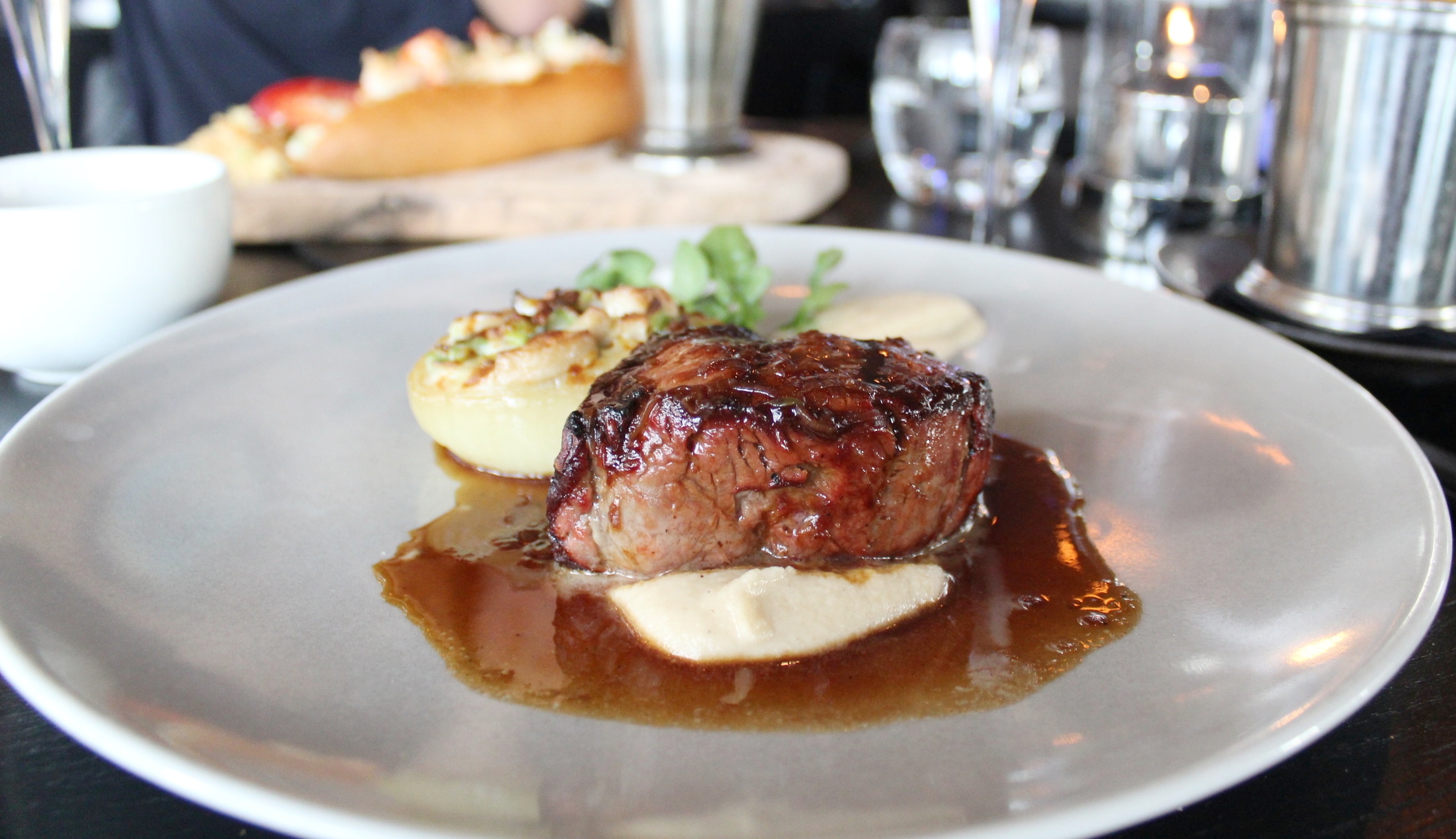 Steak at Madison London restaurant