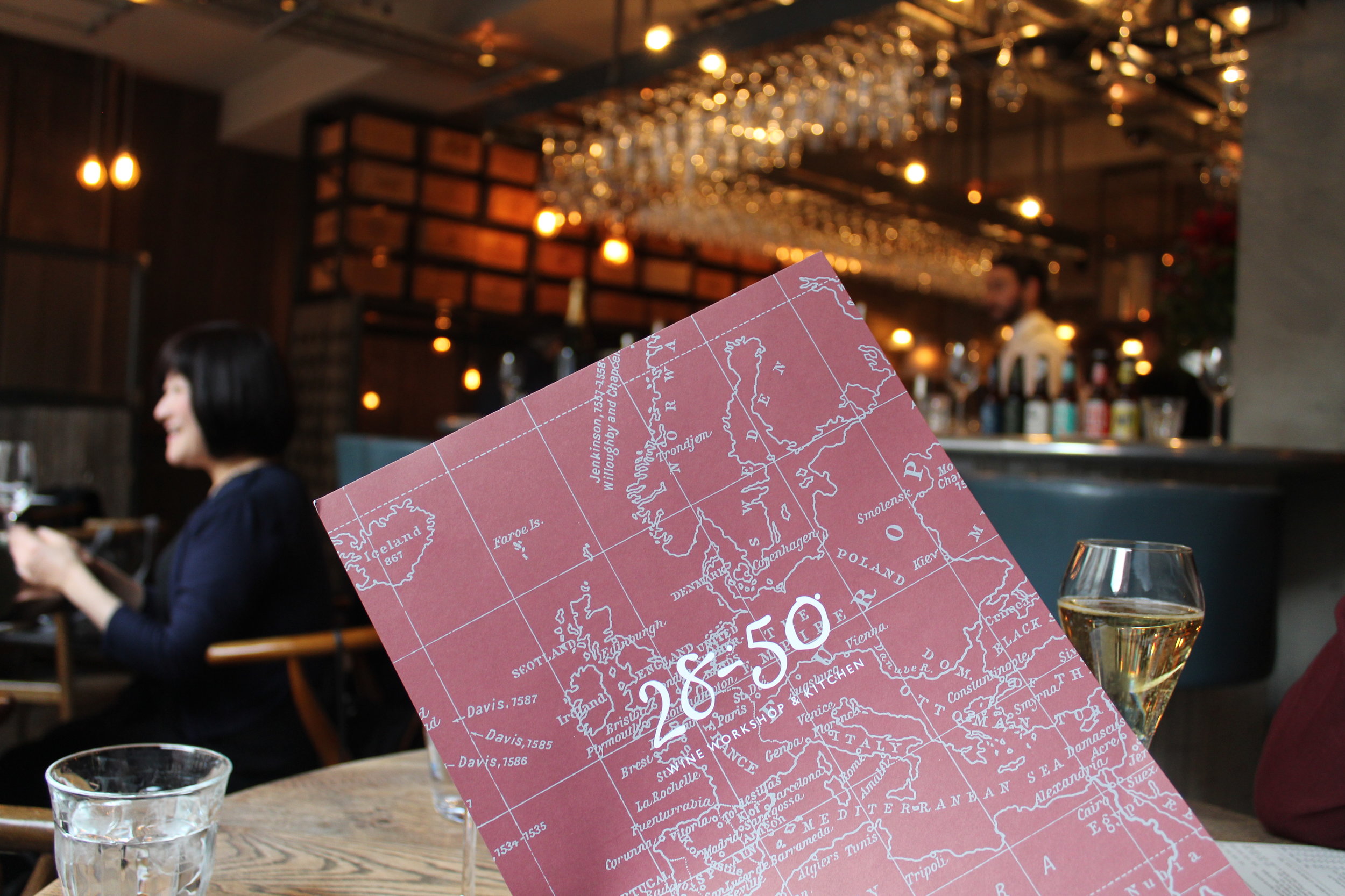 28°-50° Maddox Street wine bar restaurant review