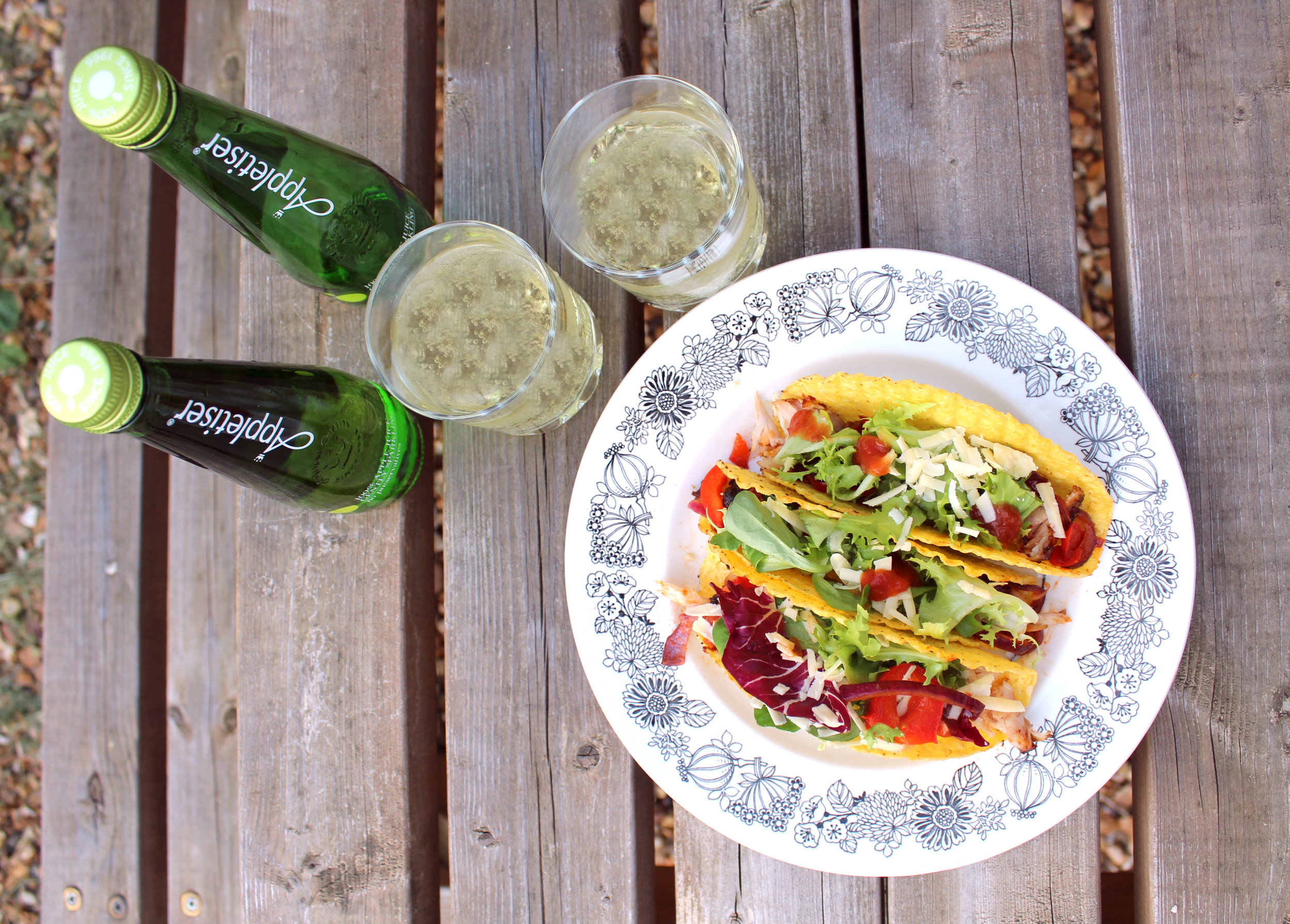 Grilled Barbecue Chicken Pineapple Tacos recipe