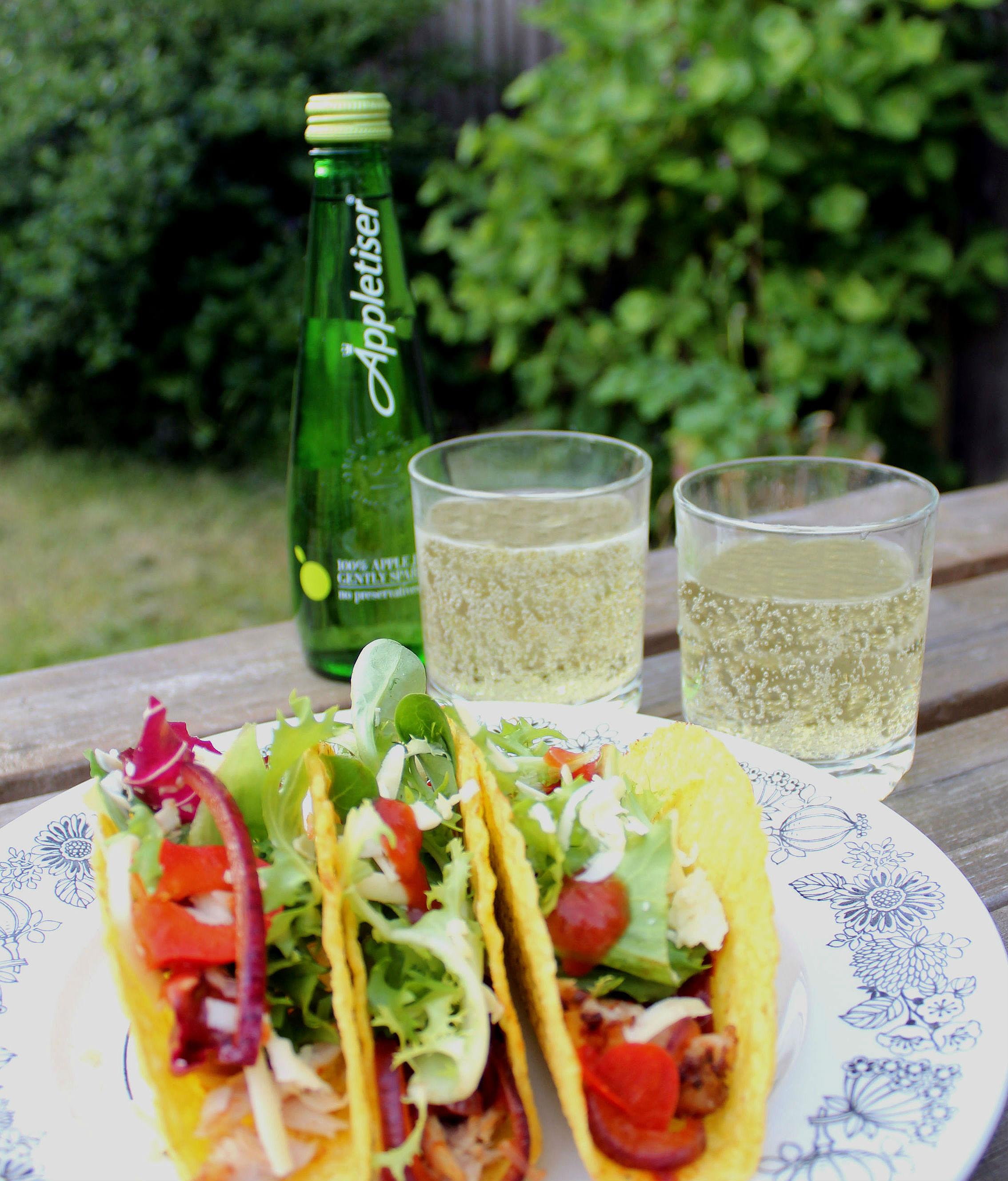Grilled Barbecue Chicken Pineapple Tacos recipe