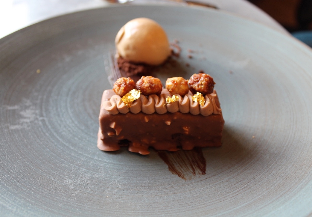 Chocolate dessert Gillray's restaurant London 