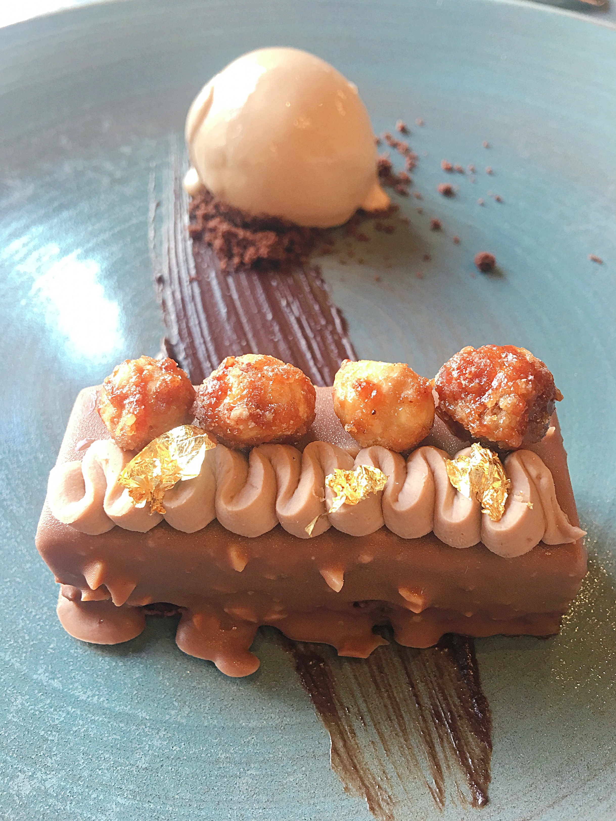 Chocolate dessert Gillray's restaurant London