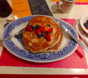 American blueberry pancakes Washington DC Hotel Breakfast