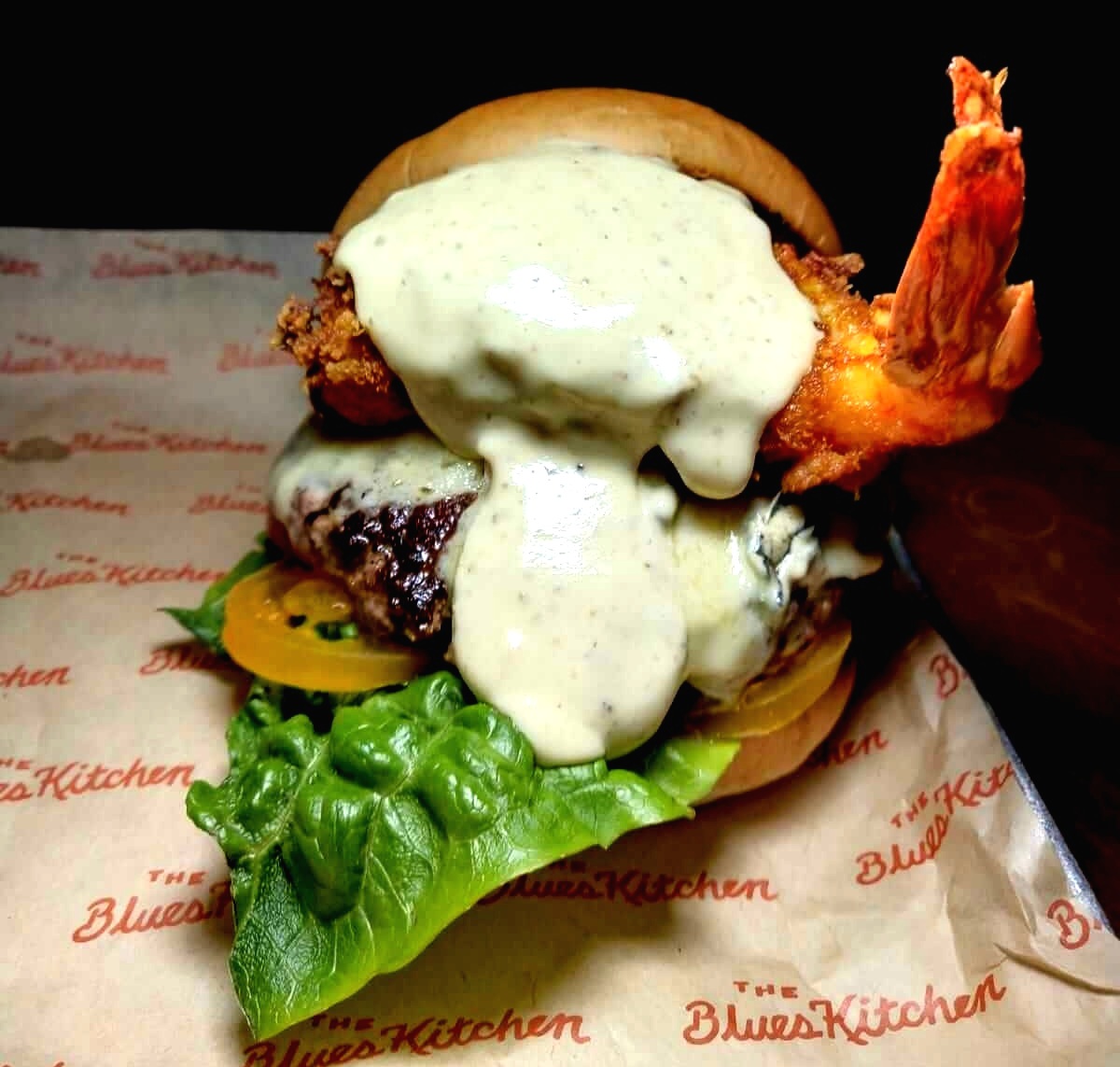 burger of the month at The Blues Kitchen Restaurant - Shoreditch