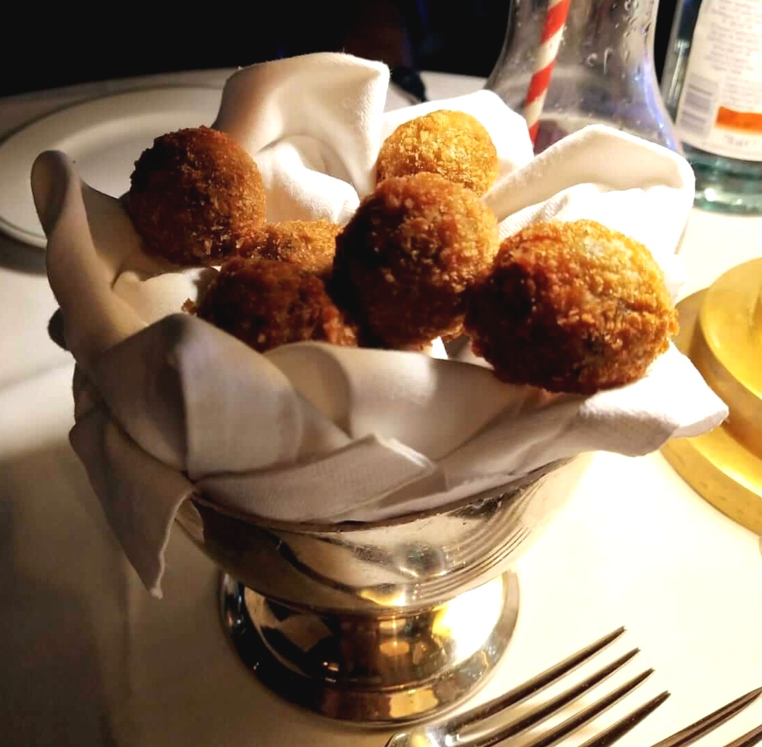 truffle arancini The Ivy in the Park Canary Wharf