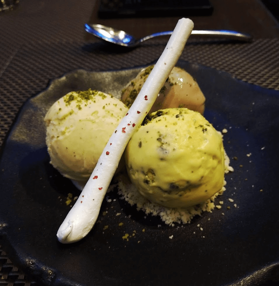 Baluchi dessert Lalit London hotel