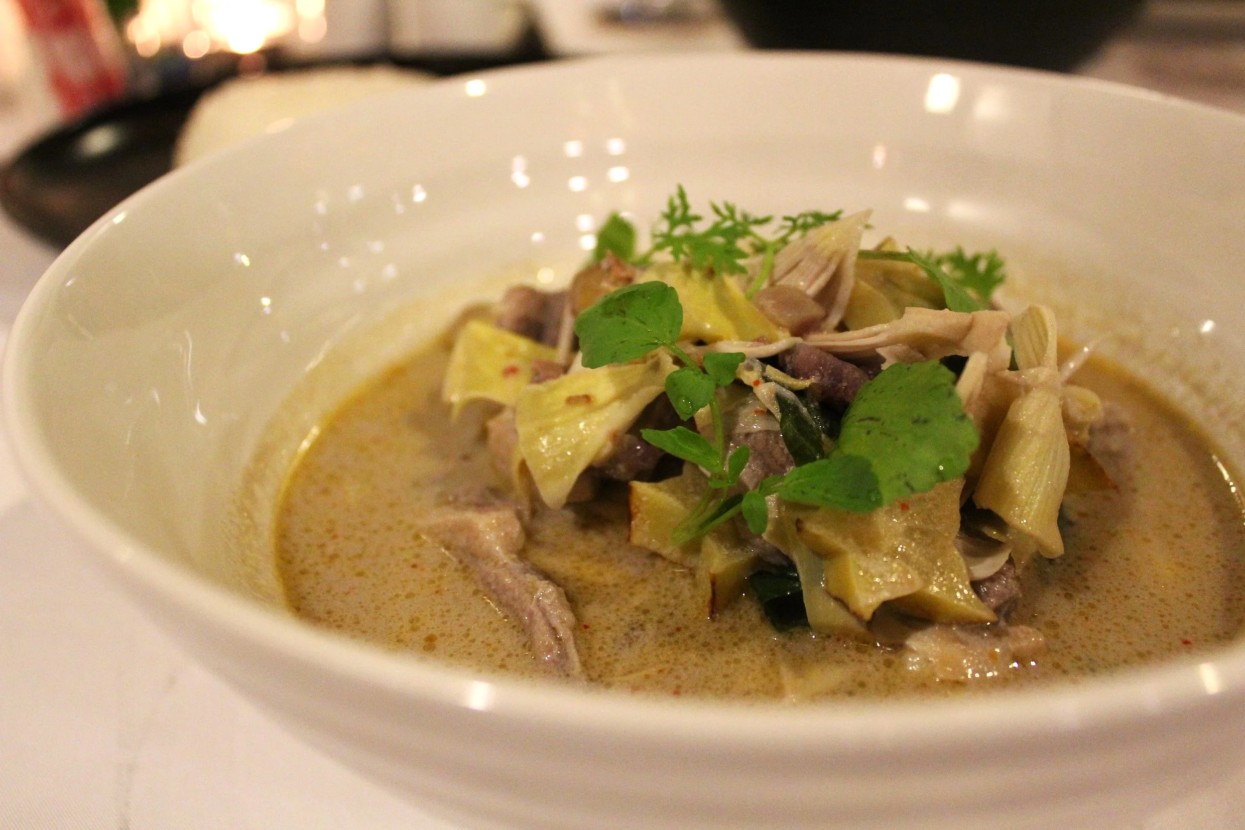 Kaeng Pii Sai Pet - Duck in coconut milk