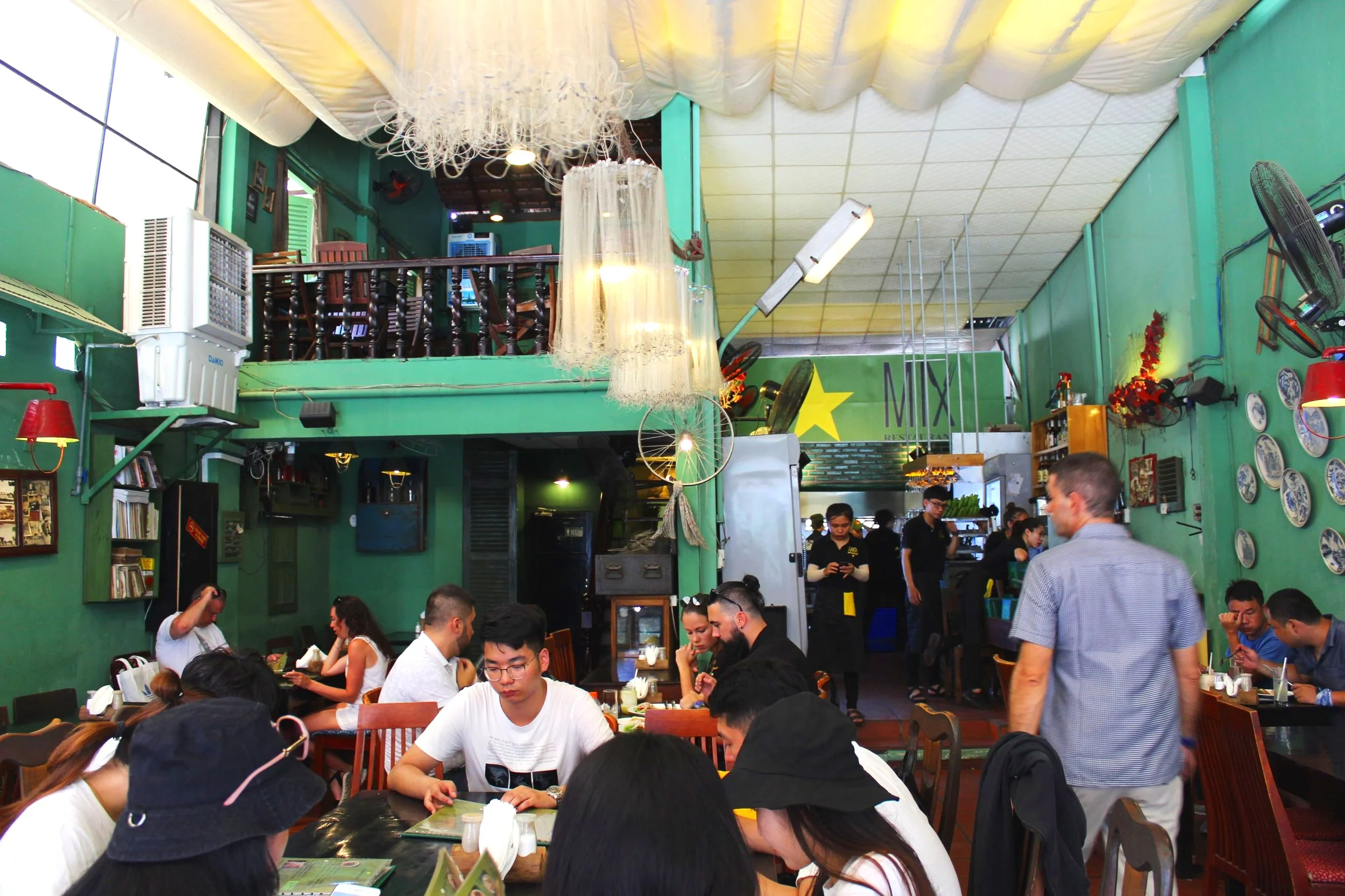 The Vibrant Jungle Green Interior of Mix Nha Trang