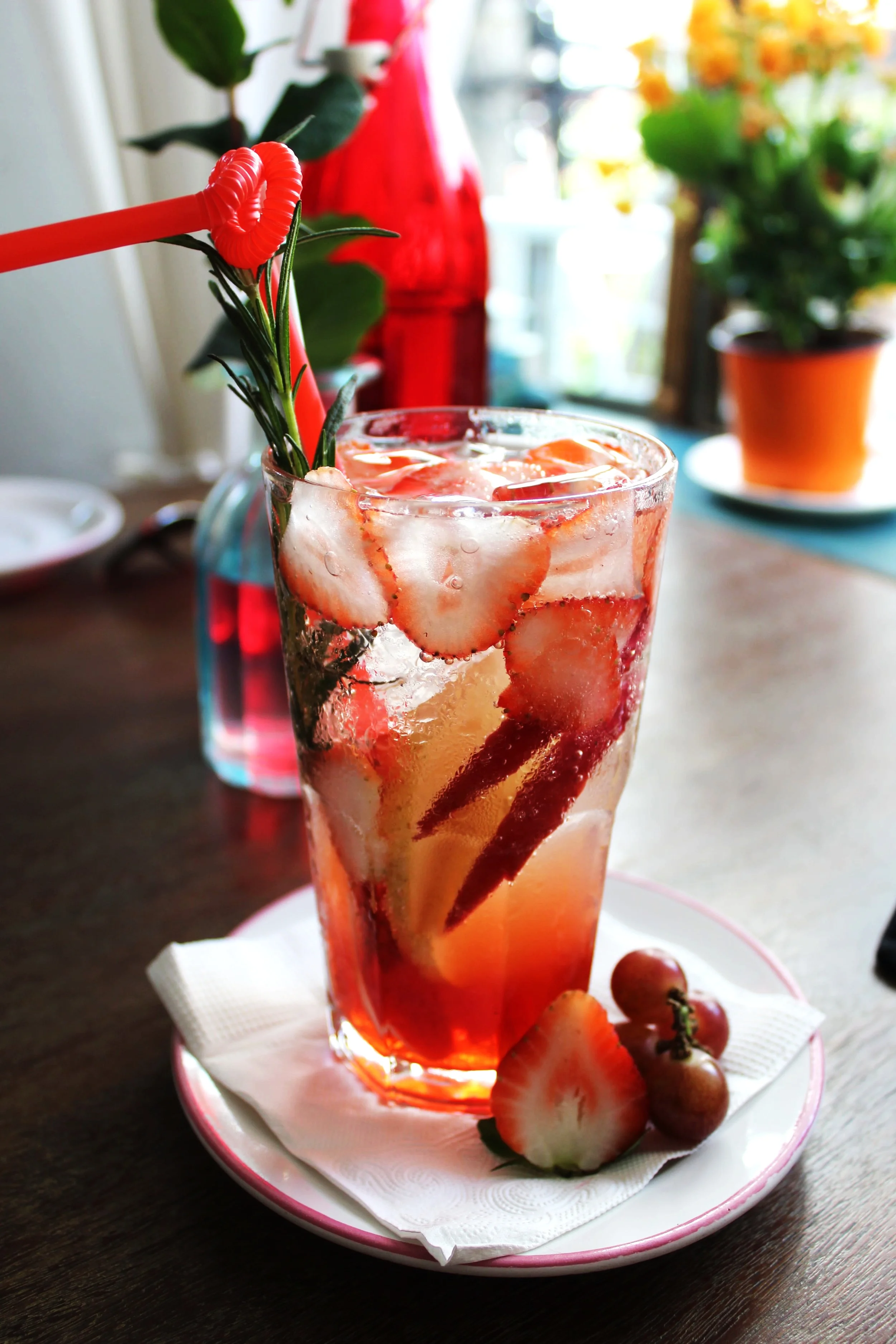 Homemade Strawberry Lemonade - delicious!