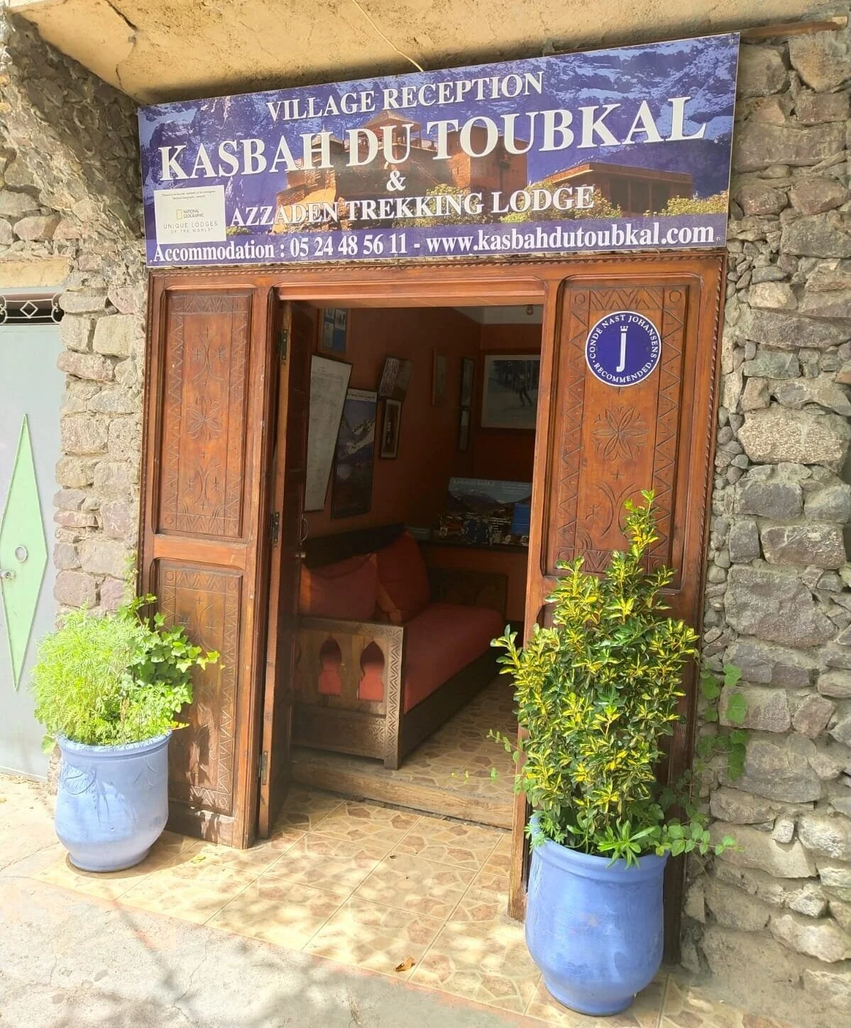 Imlil village reception