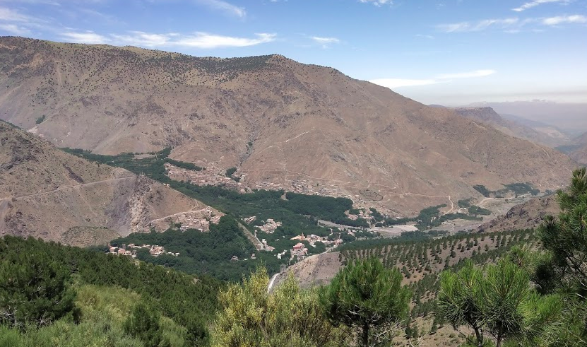 Kasbah du Toubkal trek view