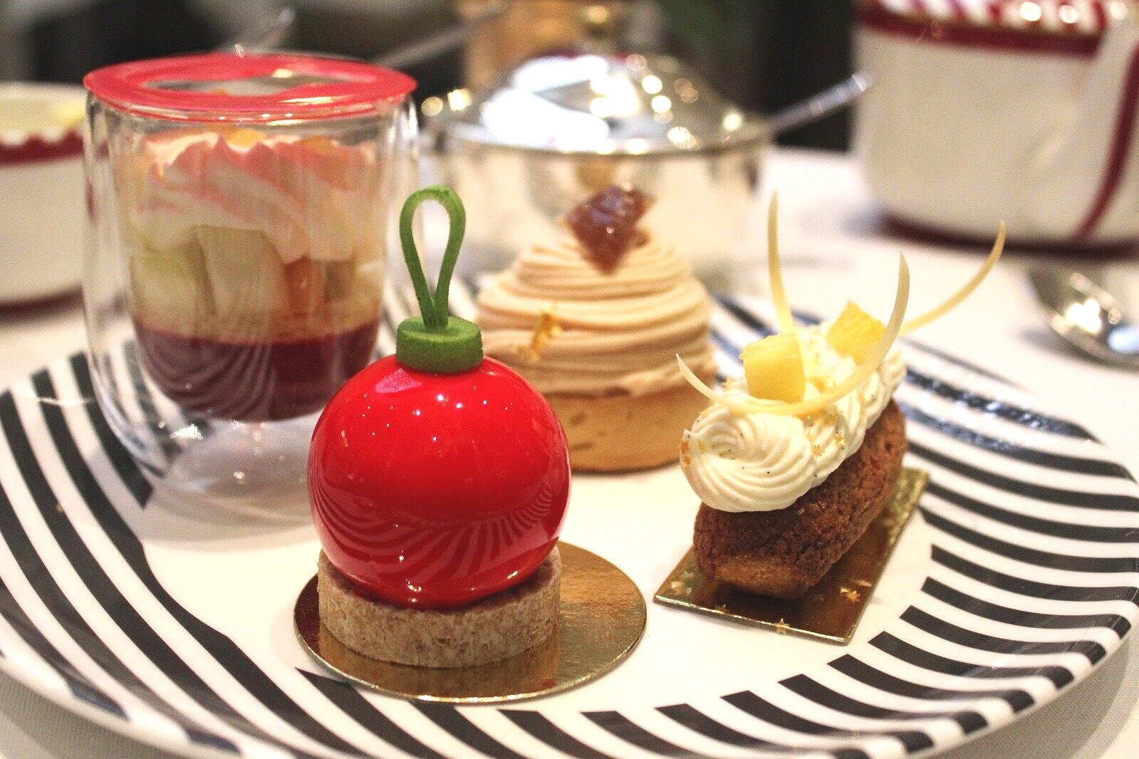 Corinthia Afternoon Tea desserts