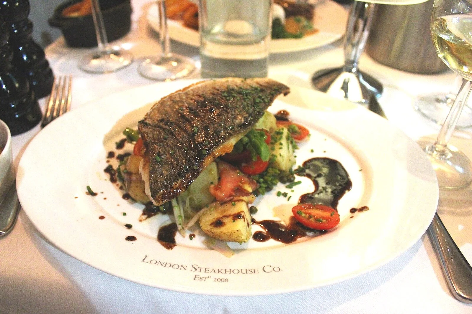 Romantic dining at London Steakhouse Company, Chelsea