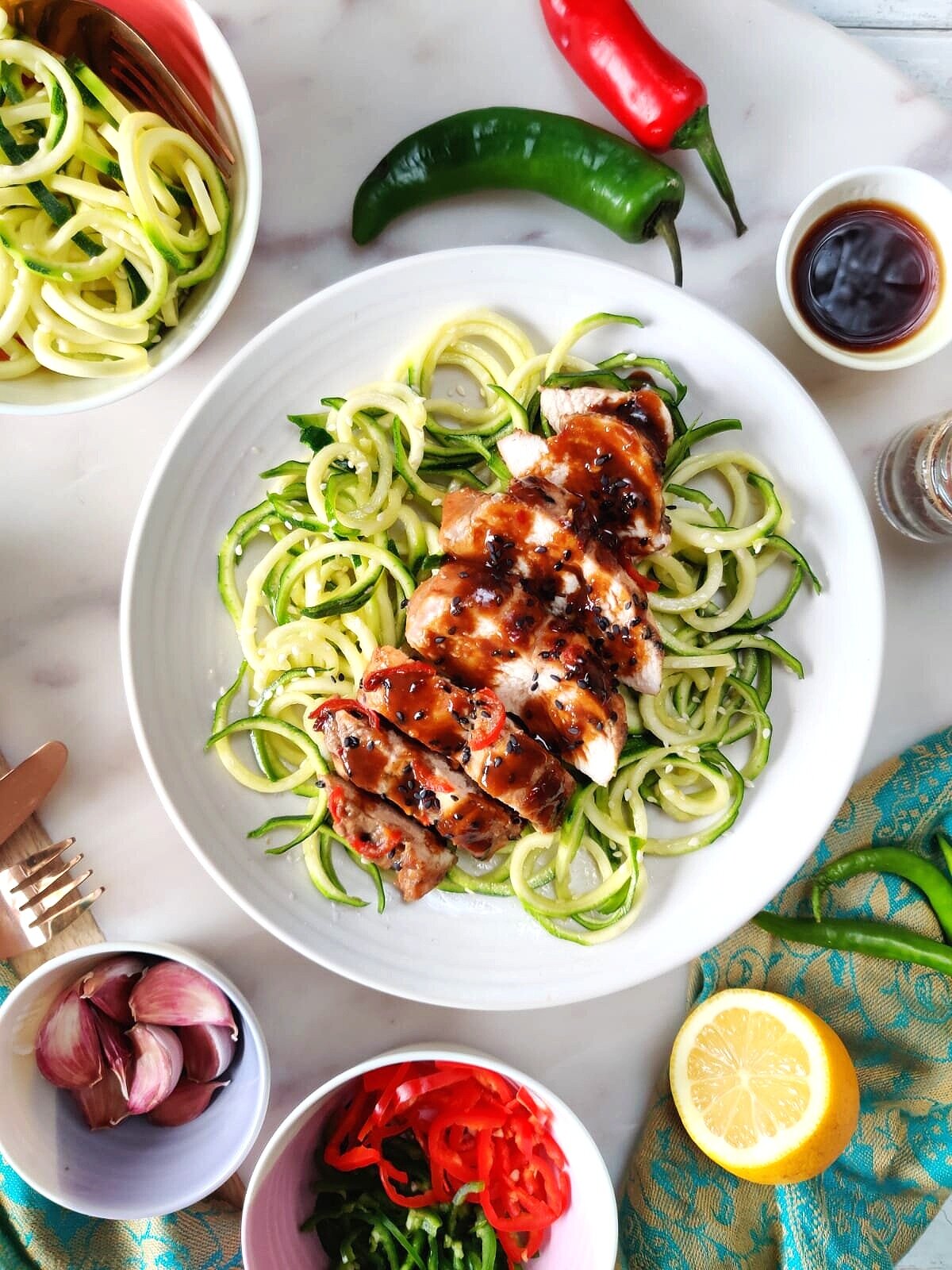 Soy and Ginger glazed chicken breast recipe