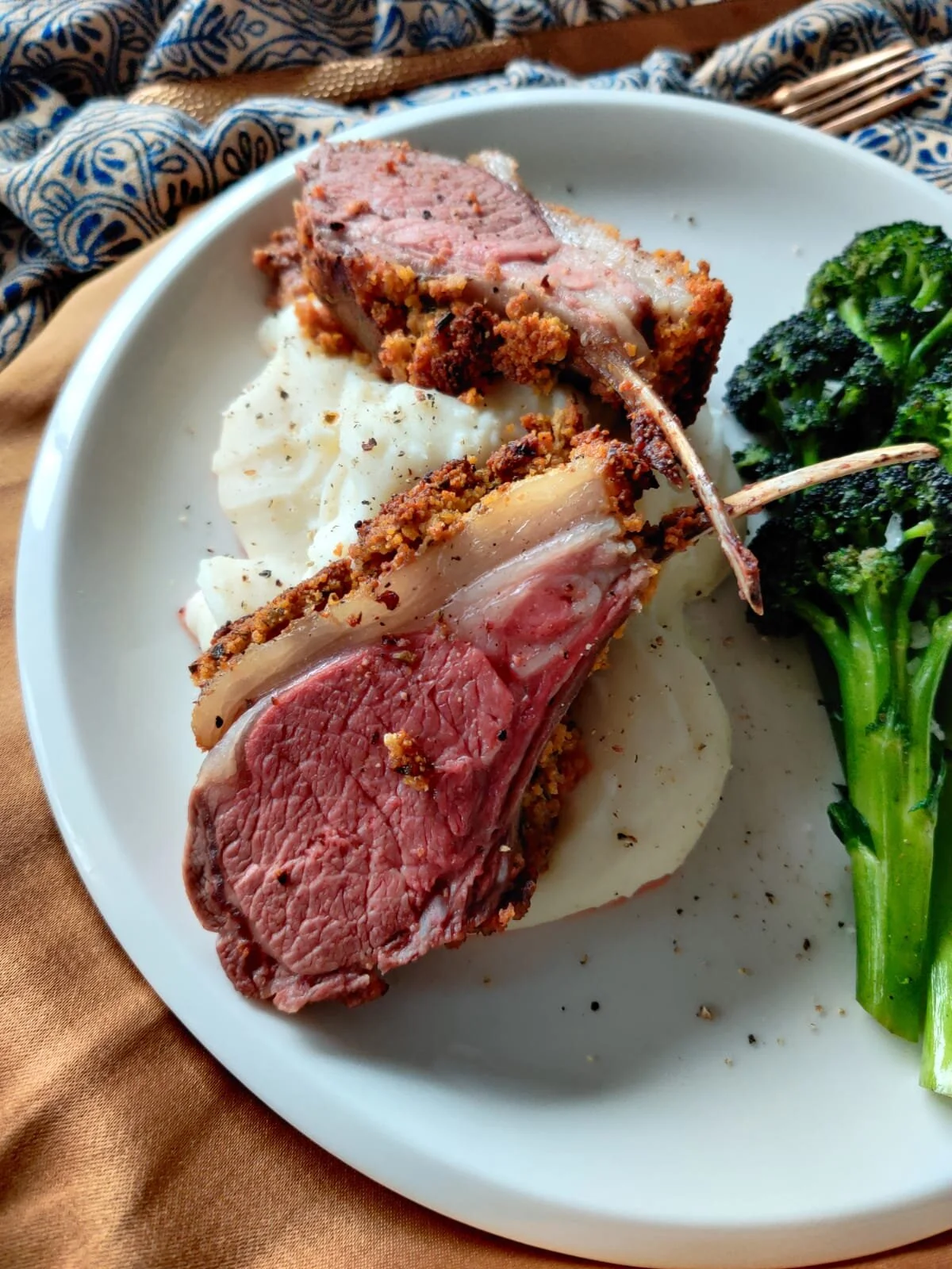 Garlic Crusted Lamb Rack – Lamb Rack Recipe With Garlic – BPJN
