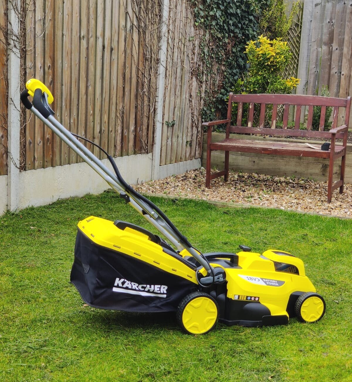 Karcher cordless lawn mover review
