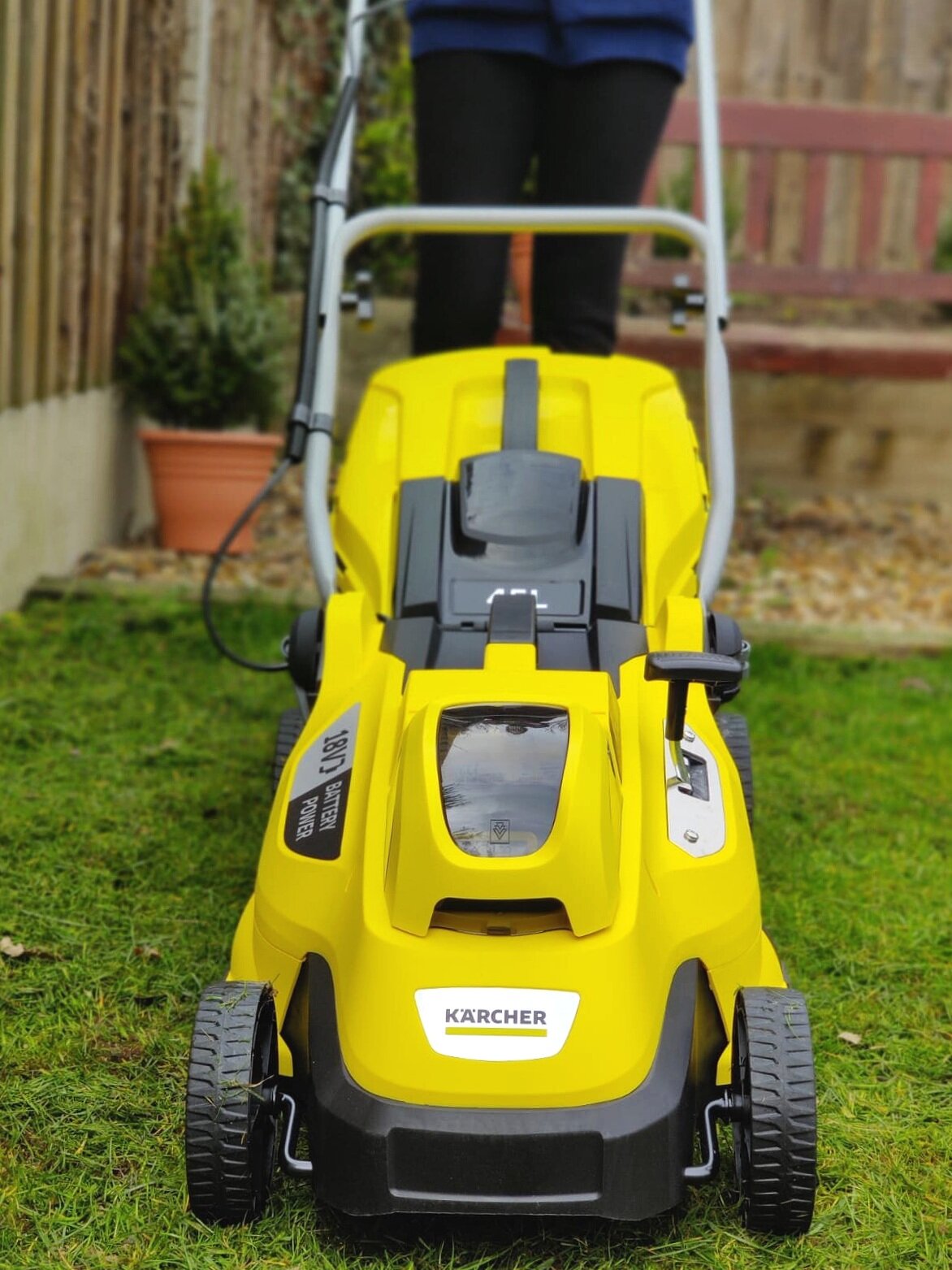 Karcher cordless lawn mover review