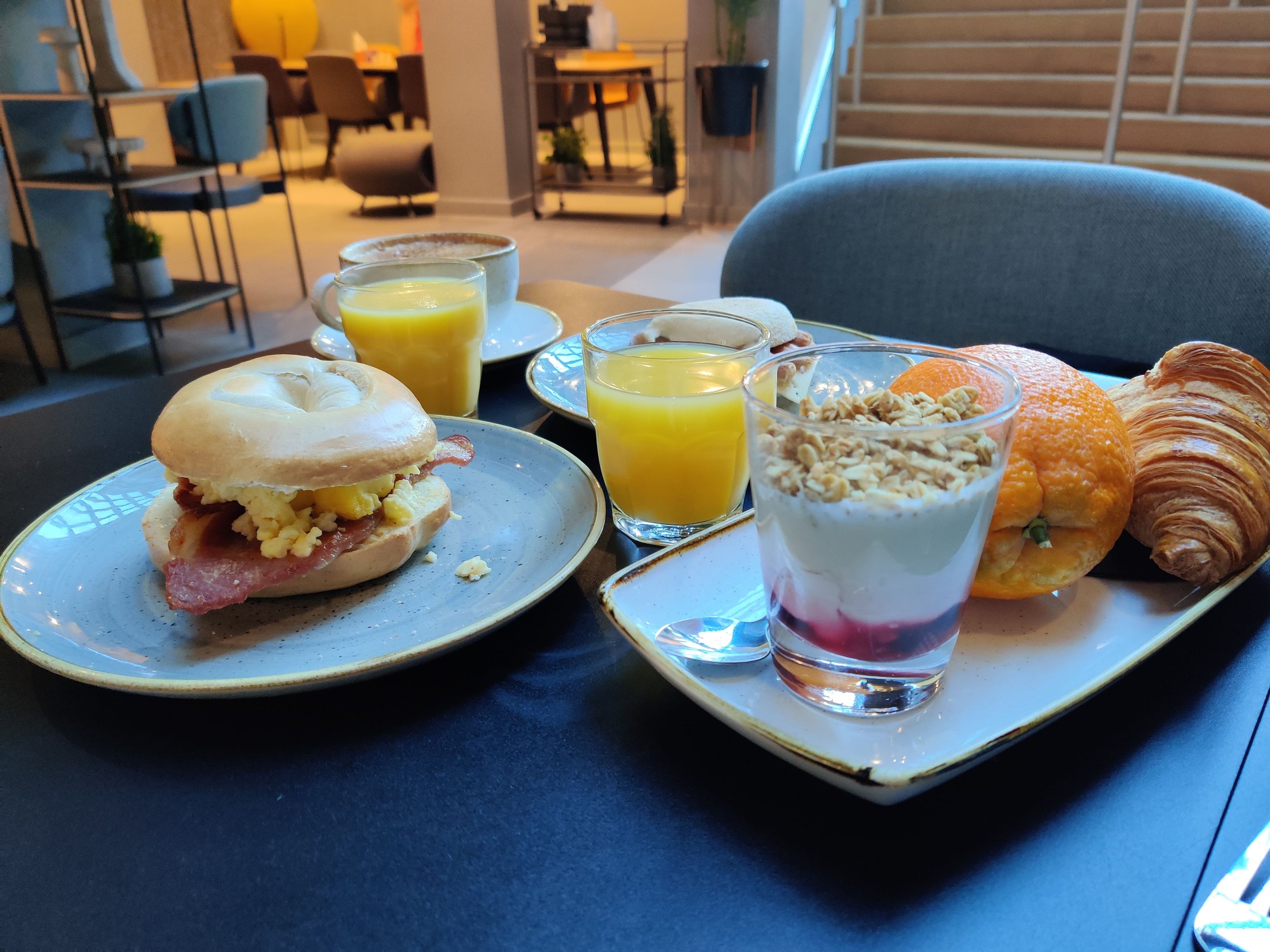 Yotel London City Review breakfast