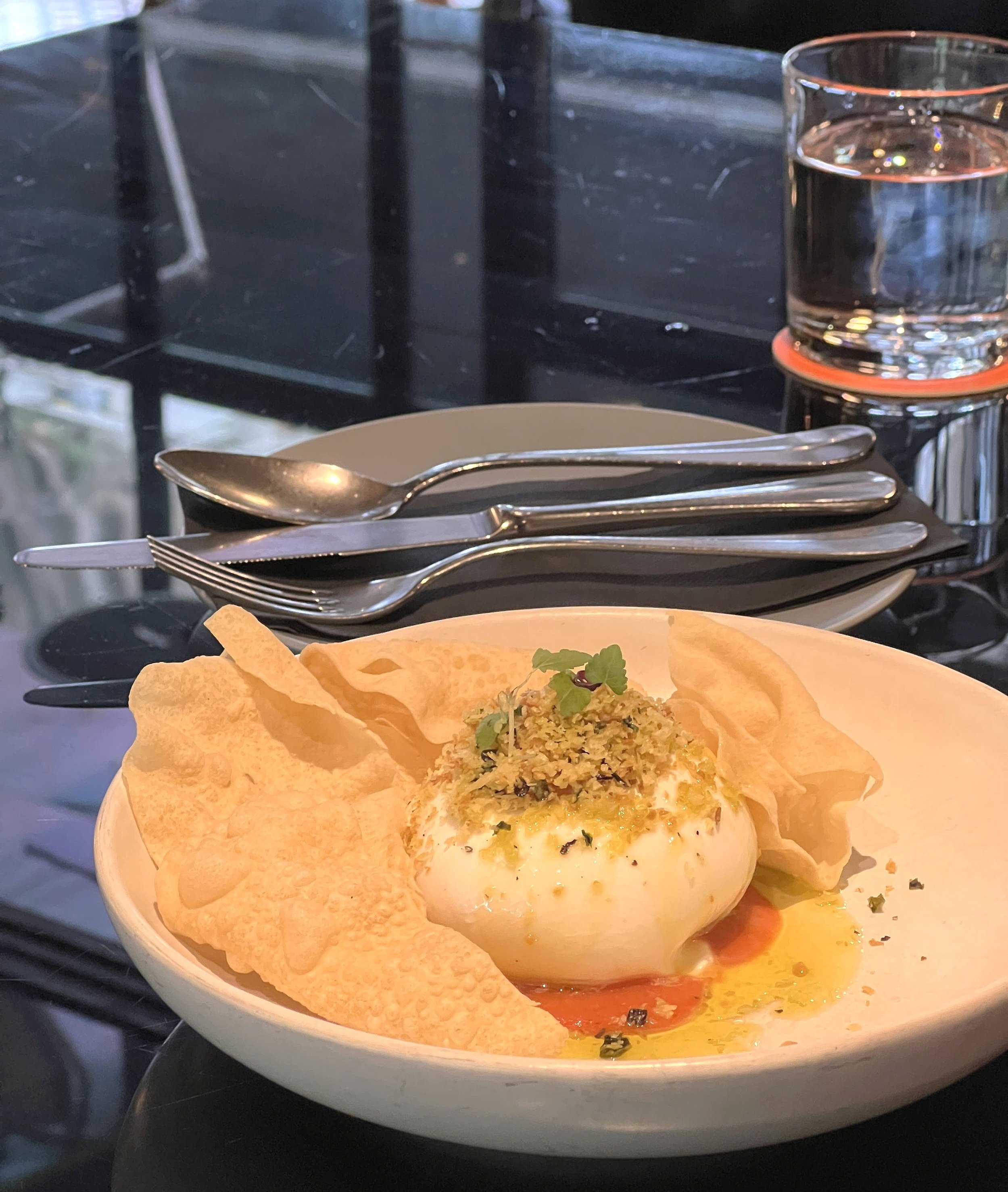 Burrata at Siri House Dempsey Hill Review