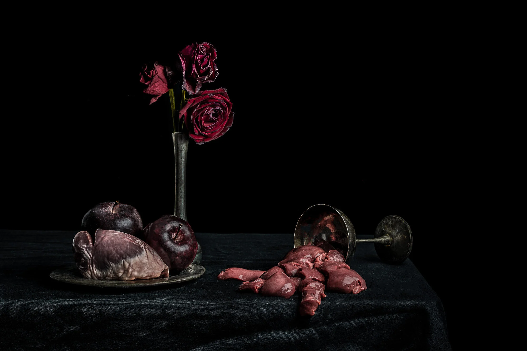 Still Life with Apples and Hearts
