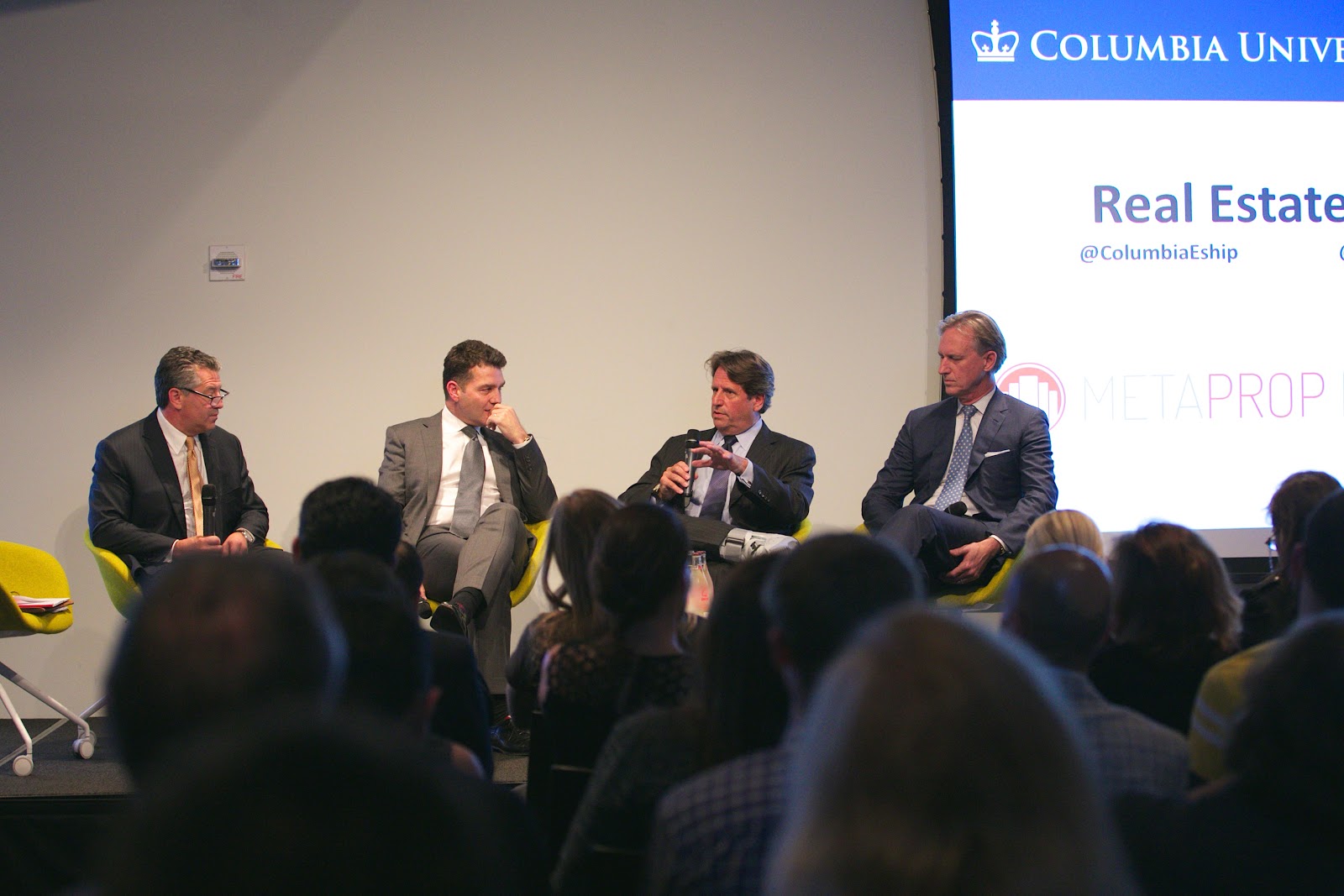 (From left) Marc Holliday, CEO, SL Green Realty Corp. | Denis Hickey, CEO LendLease the Americas| Robert Entin EVP & CIO, Vornado Realty Trust | Jamie von Klemperer, President KPF