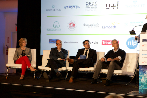 Karin Brandt, Founder & CEO, coUrbanize | Mark Paris, Venture Partner, Urban.Us | Michael Mandel, Co-Founder & CEO, Compstak | Aaron Block, Co-Founder & Managing Director, MetaProp NYC