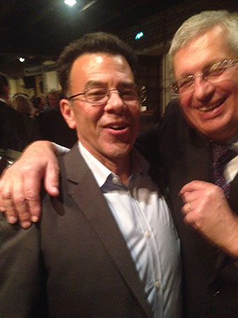 Daniel with Philippe Ballot, President of La Paulée de Meursault