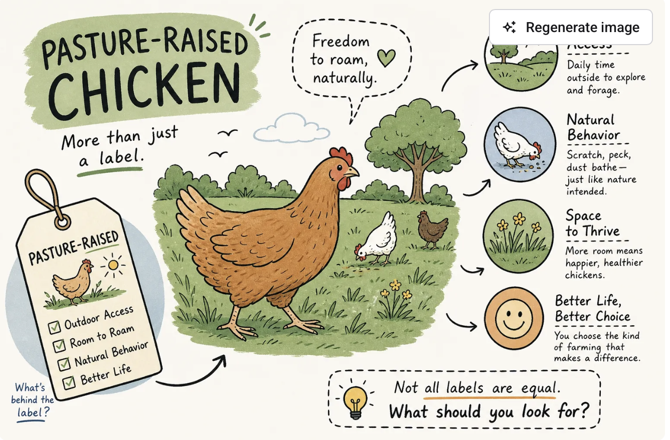 Pasture-raised chicken: what the label really means