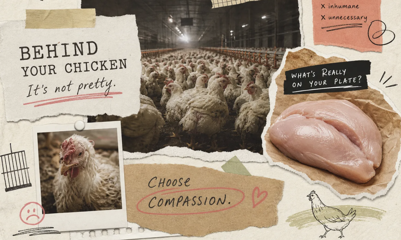 Factory Farmed Chicken: What's Really on Your Plate
