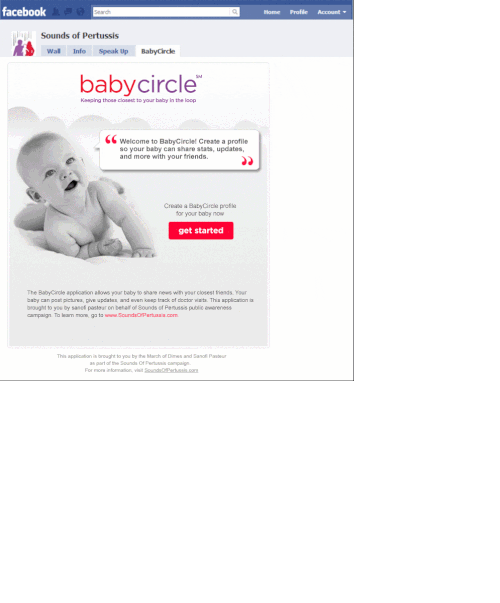 BABYCIRCLE FACEBOOK APP