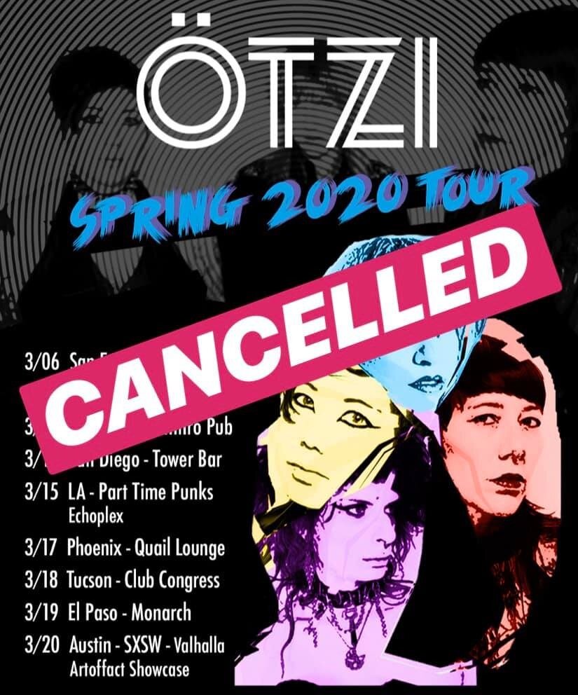 Coronavirus Tour/Fest Cancellations