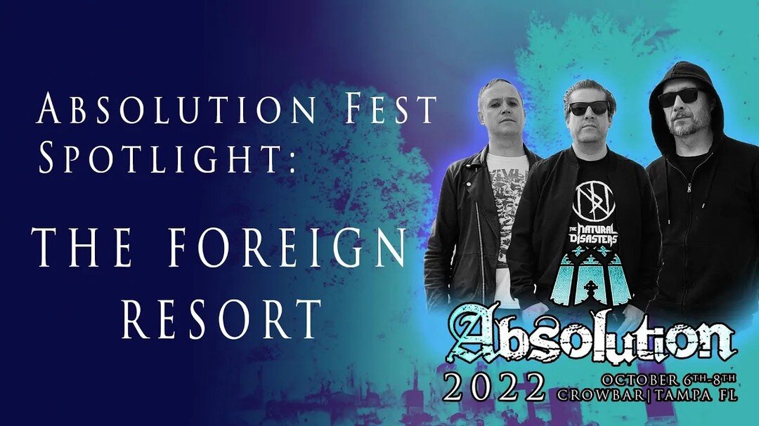 Another Absolution FEST  artist spotlight! This time we hear from The Foreign Resort 

Link to vid in bio

Absolution Fest 2022 Event Link: https://www.facebook.com/events/1408701242914721/ 
Absolution Link Tree: https://linktr.ee/absolutionfest