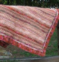 Peach Fab Throw