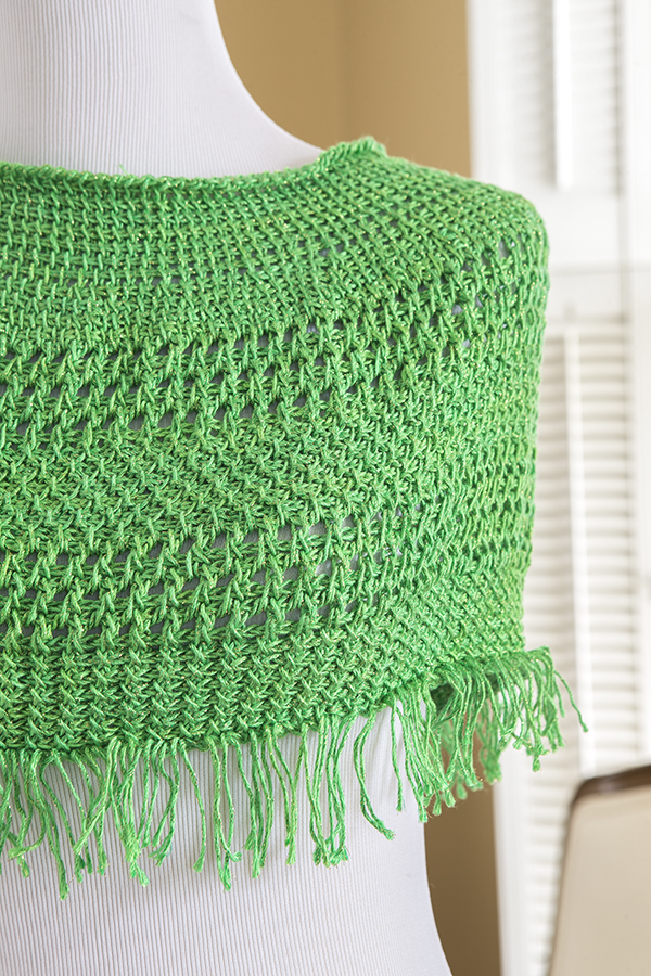  Green Fields Capelet from Crochet Cowls