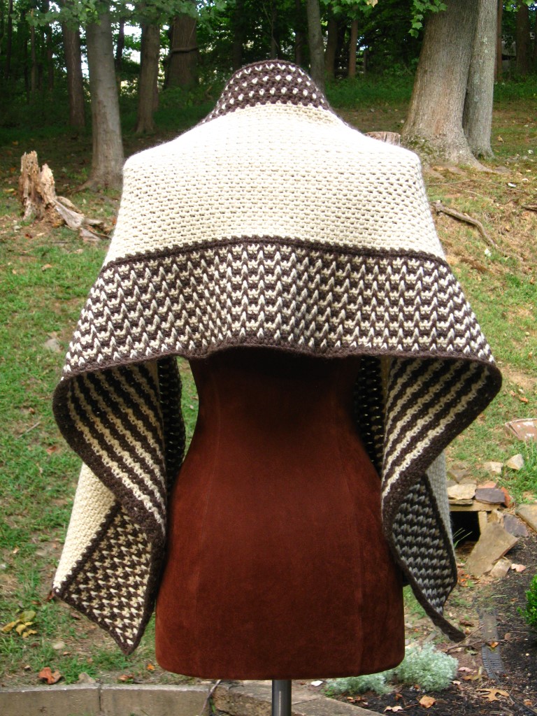 Fishermen's Wool Wrap, Back View (Medium).JPG