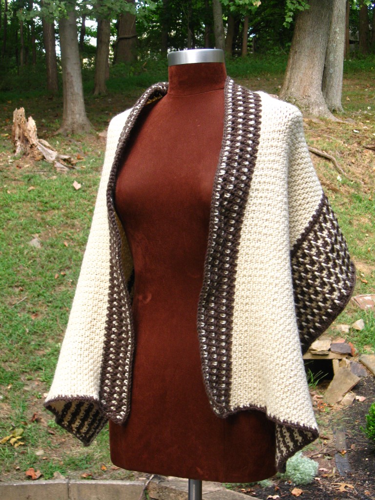 Fishermen's Wool Wrap, Open, Front View (Medium).JPG