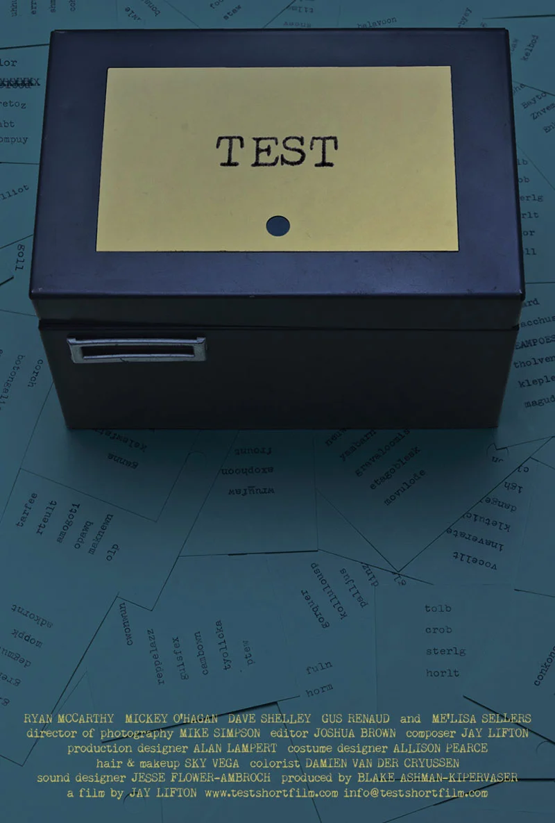 "TEST" a short film by Jay Lifton