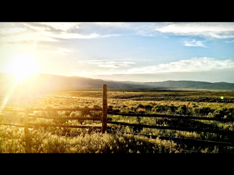 The actual, real-life ranch, as captured by Gina. So lucky.