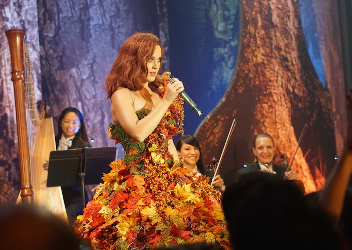 Katy Perry performing