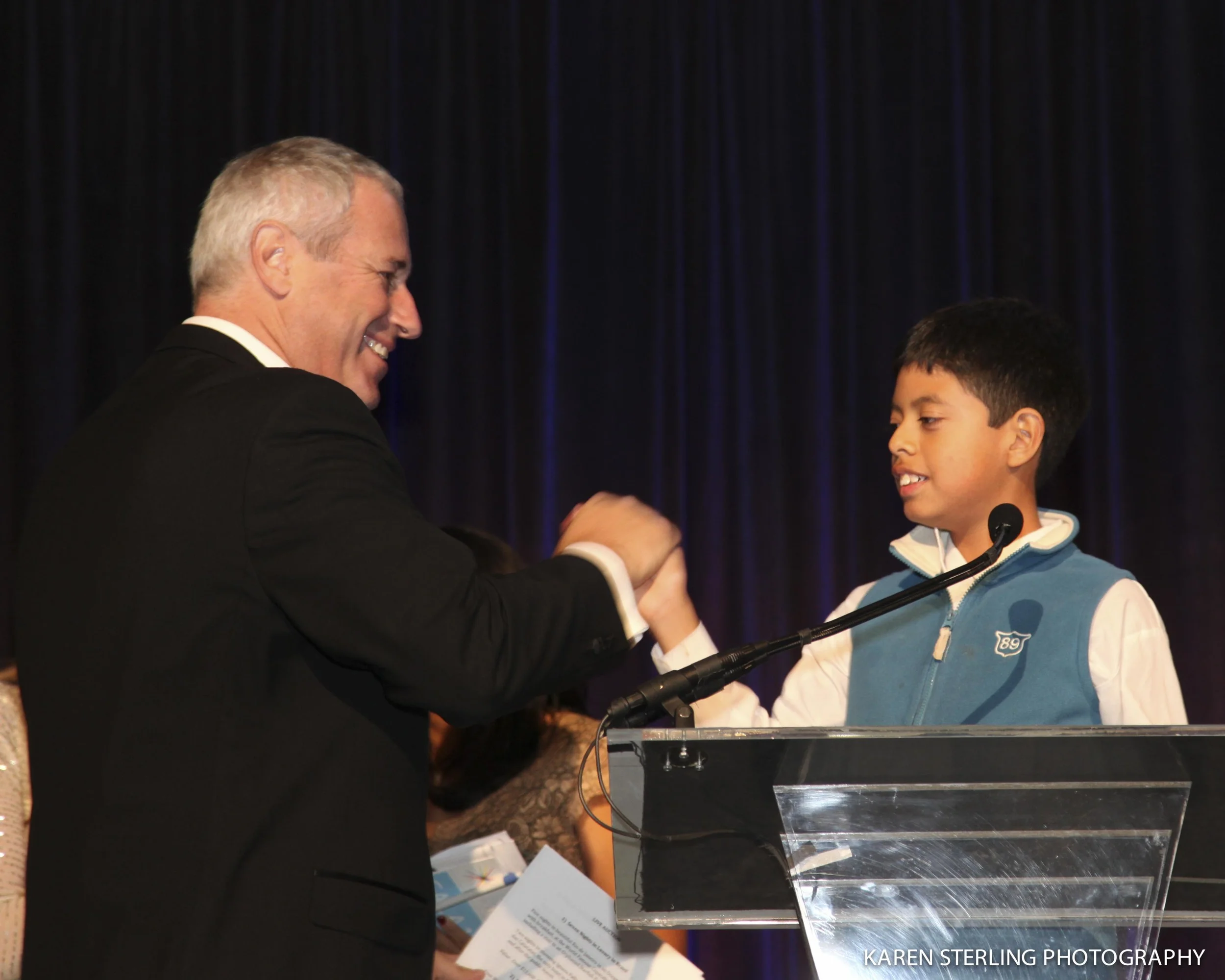 One of the participating kids gave a amazing speech