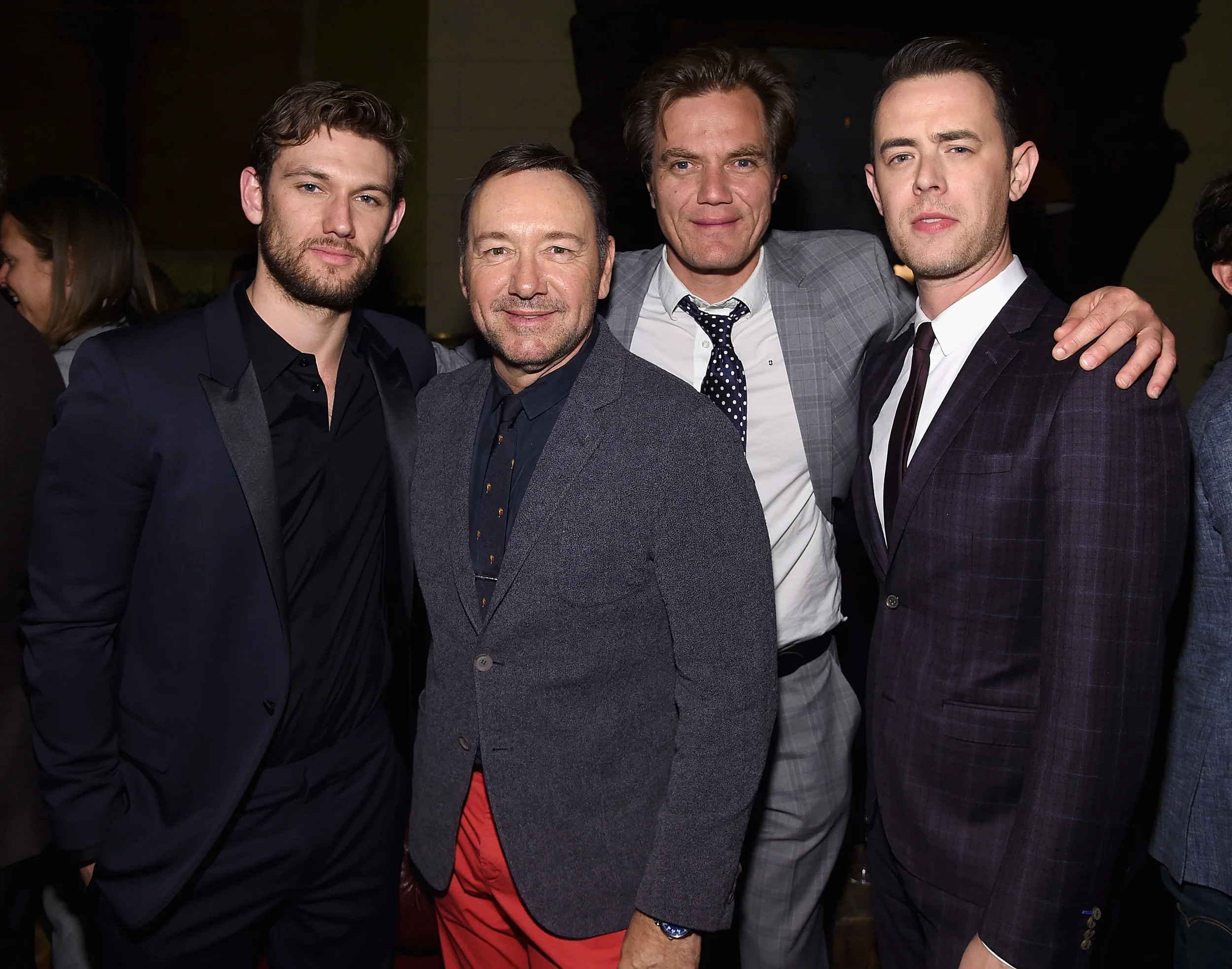 Alex Pettyfer, Kevin Spacey, Michael Shannon, and Colin Hanks Photo: Jamie McCarthy