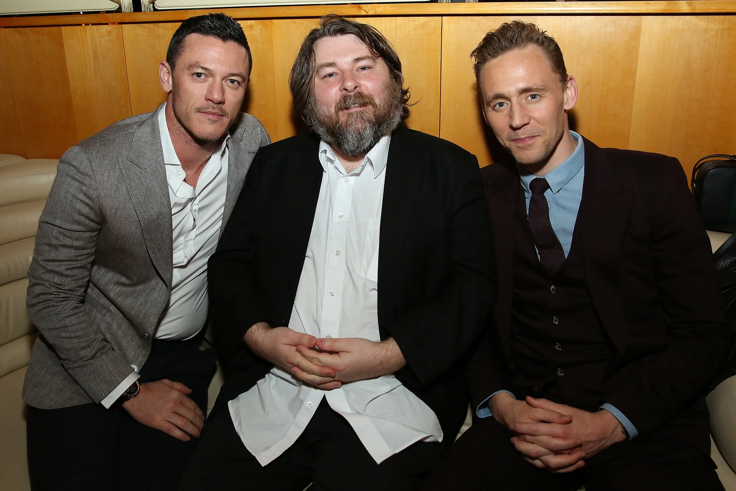 Luke Evans, Ben Wheatley, Tom Hiddleston Photo: Monica Schipper