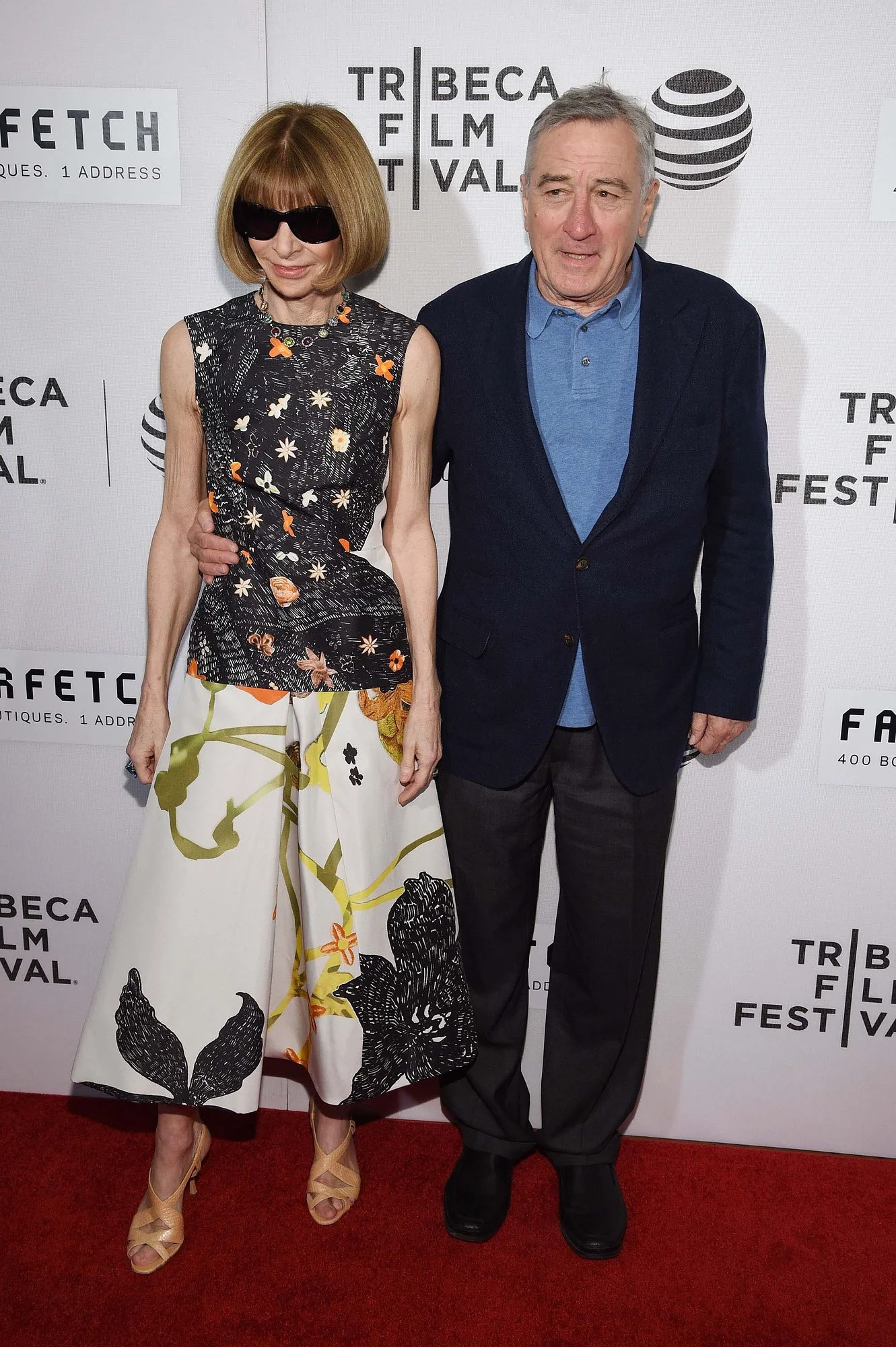 Anna Wintour and Robert De Niro at the opening night of TriBeCa Film Festival for "First Monday in May" Photo: Hannah Thomson