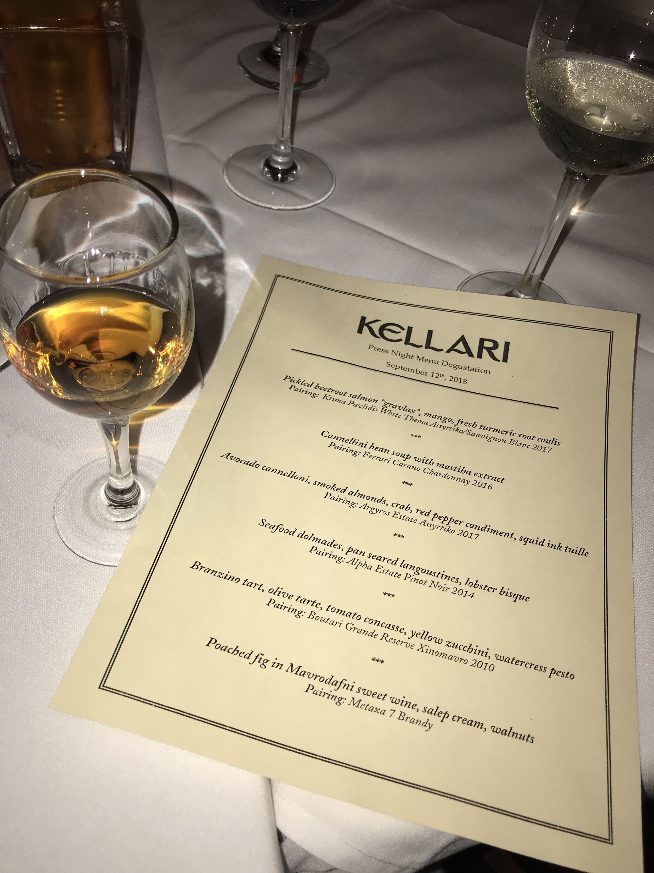 Verwonderlijk Kellari Fall Tasting Menu — InvitedNYC RJ-78