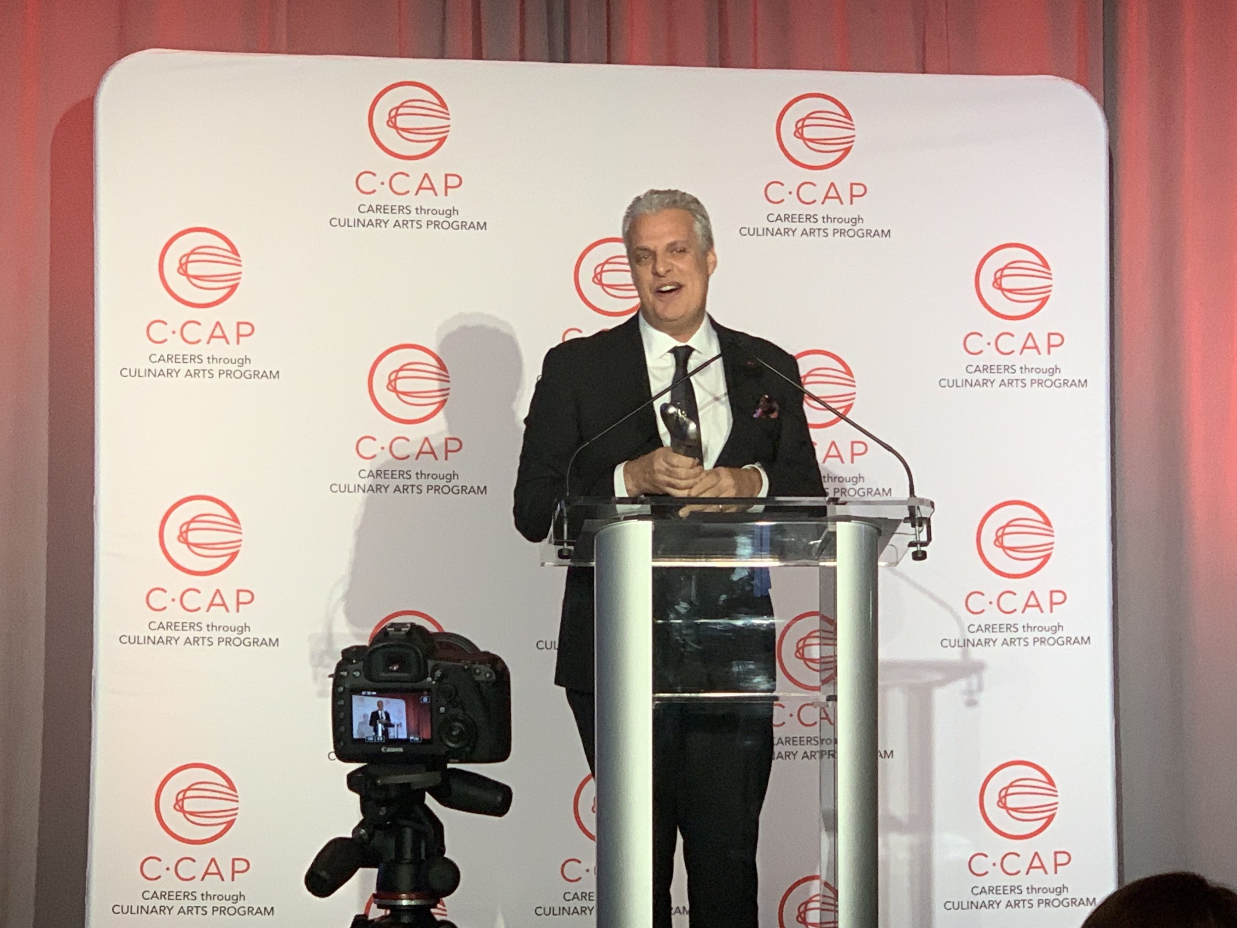 Chef Eric Ripert Giving a Speech