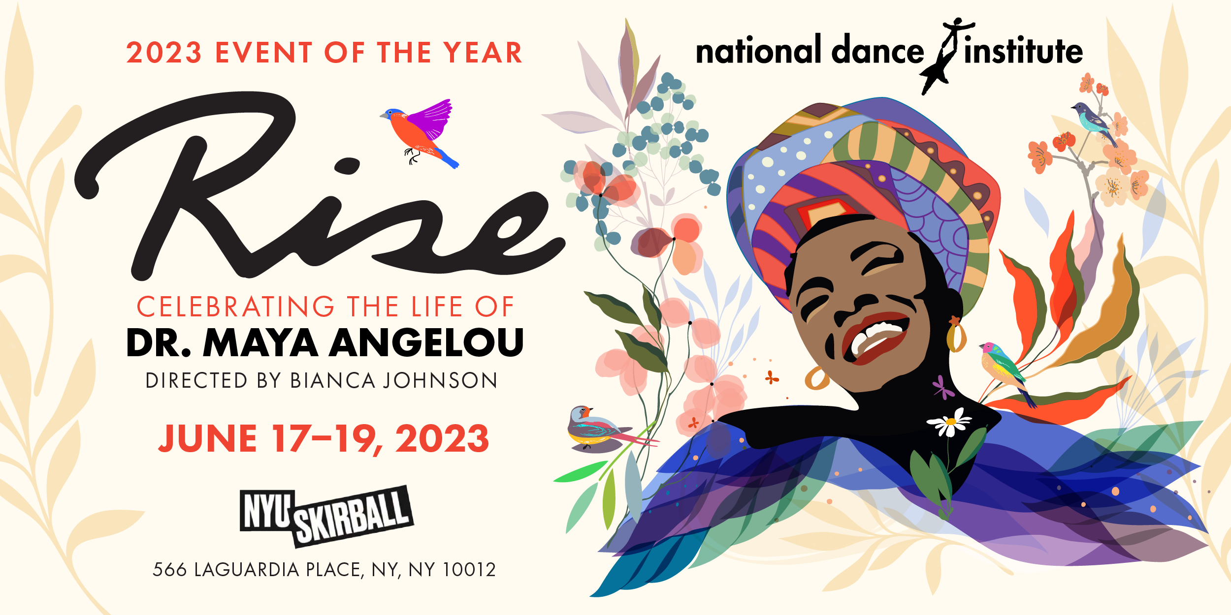National Dance Institute's “RISE: Celebrating the Life of Dr. Maya Angelou”