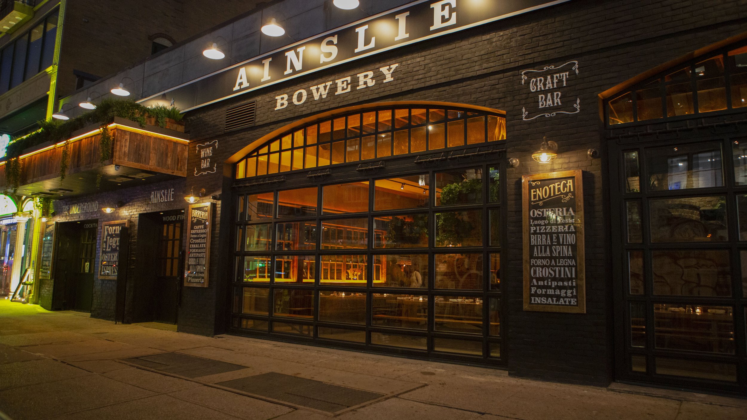 Ainslie is Now Open at 199 Bowery — InvitedNYC
